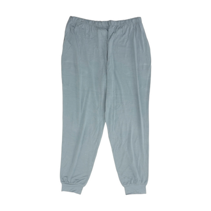 Blue Solid Pajama Bottom