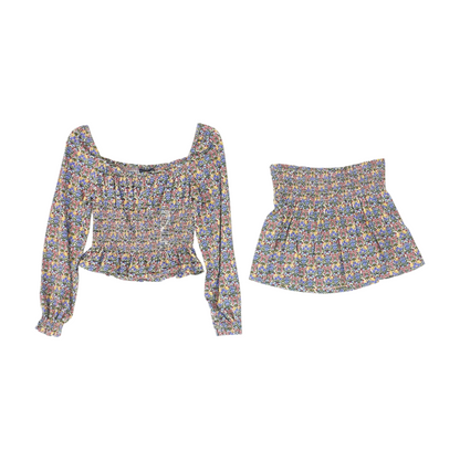 Multi Floral Long Sleeve Set