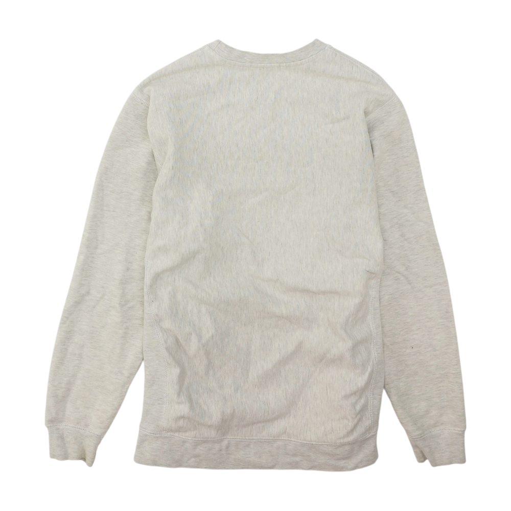 Gray Solid Sweatshirt Pullover