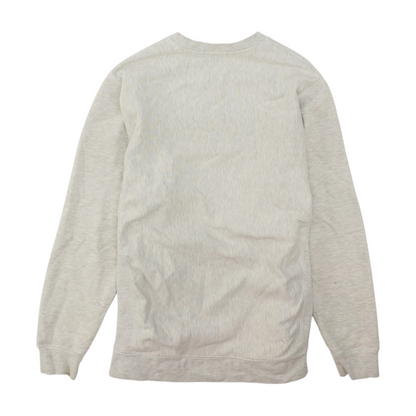 Gray Solid Sweatshirt Pullover