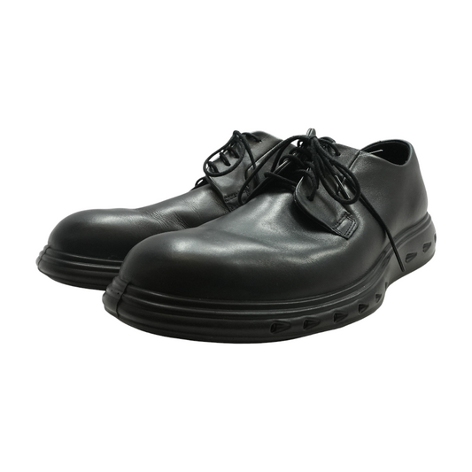 Black Lace-Up Casual Shoes