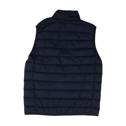Navy Solid Puffer Vest