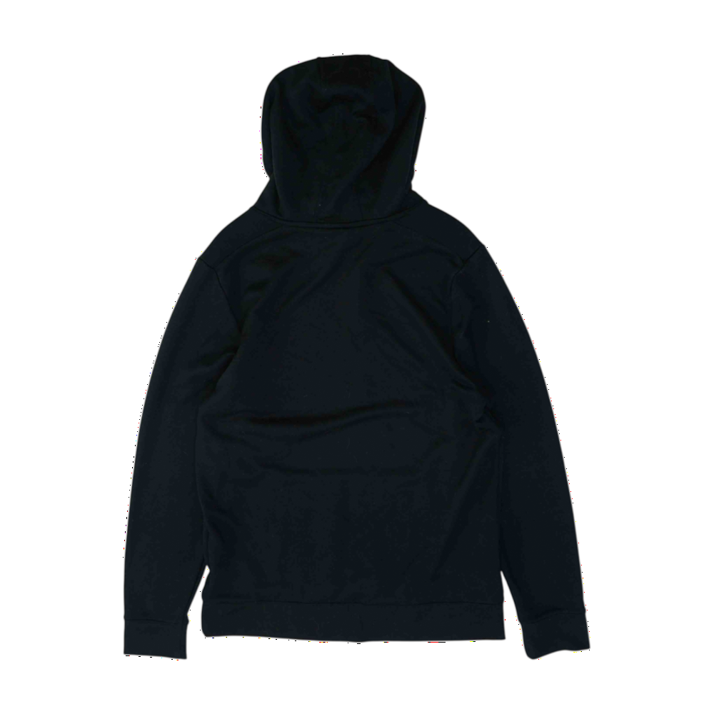 Black Solid Hoodie Pullover