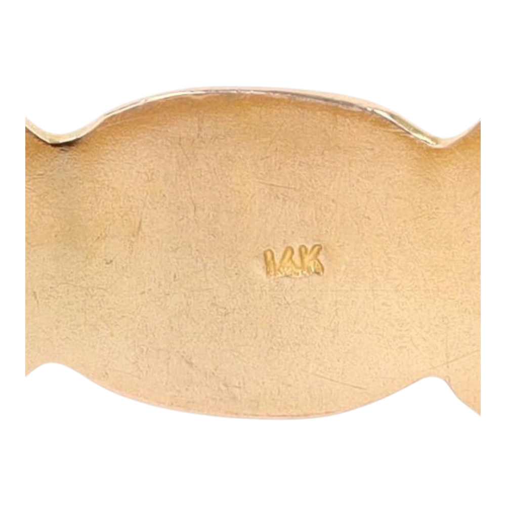 14K Yellow Gold Cuff Bracelet