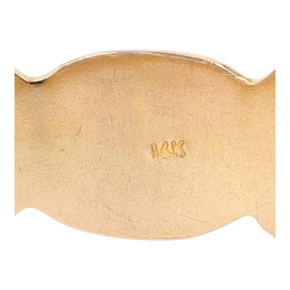 14K Yellow Gold Cuff Bracelet