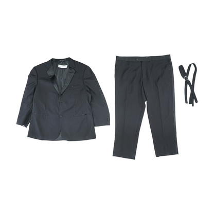 Black Solid Suit