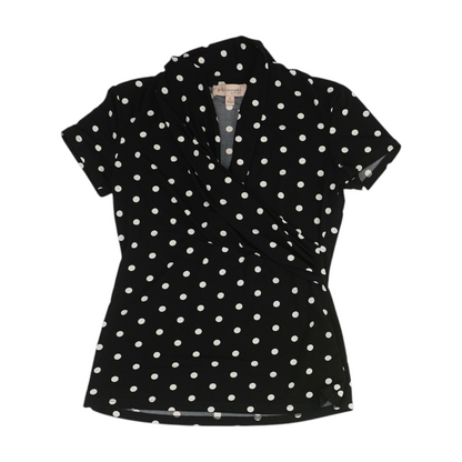Black Polka Dot Blouse