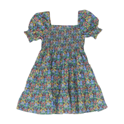 Navy Floral Dress