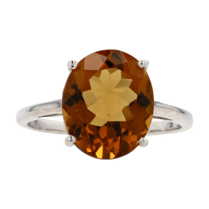 Sterling Silver Quartz Fashion Ring