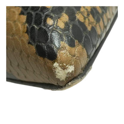 Stiletto Boot in Python Print Leather
