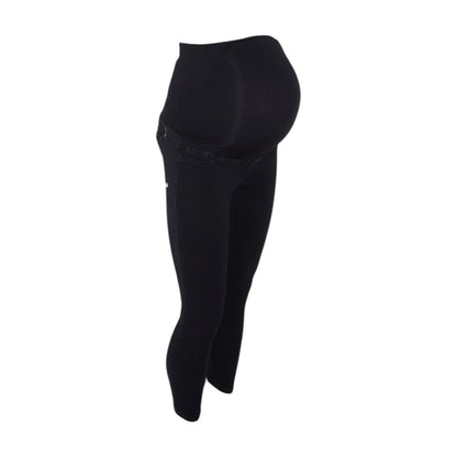 Black Maternity High Rise Slim Leg Jeans
