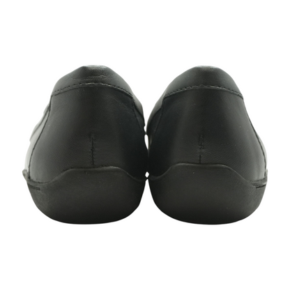 Black Slip-On Flats