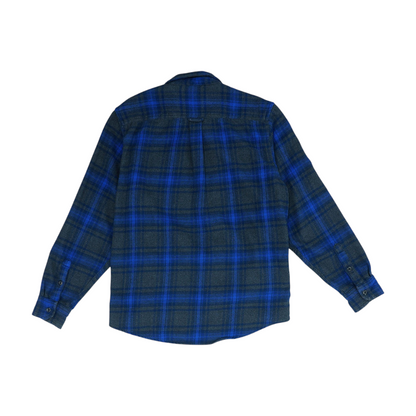 Blue Plaid Flannel Button Down