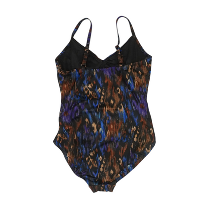 Blue Abstract One-Piece
