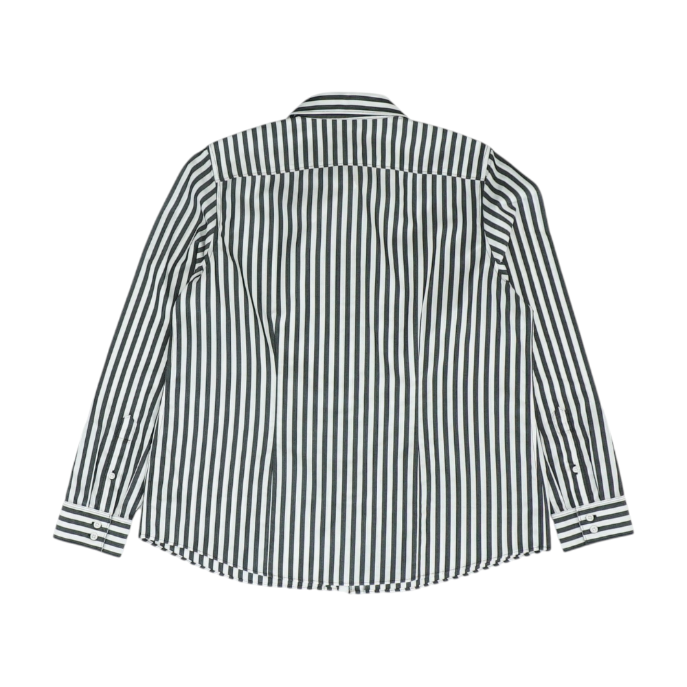 Black Striped Button Down