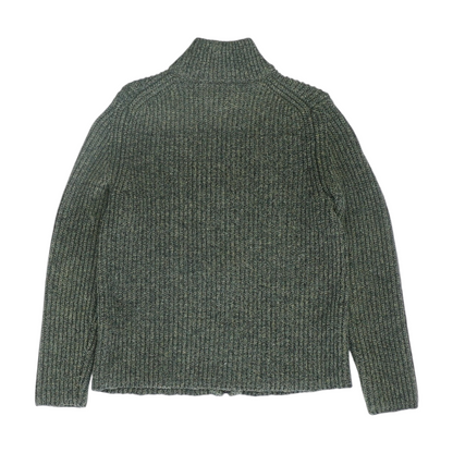 Banana Republic Green Solid Cardigan Sweater – Image 2