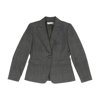 Gray Plaid Blazer