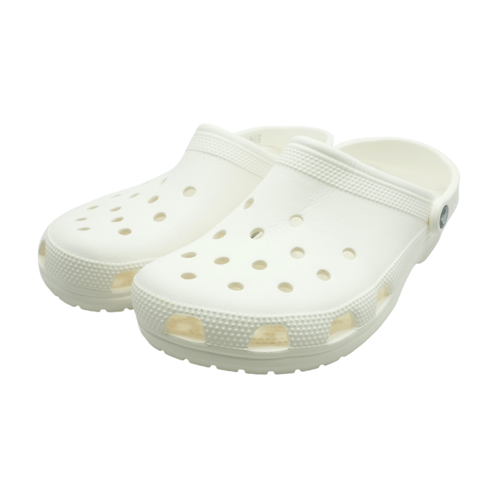 White Slip-On Flats