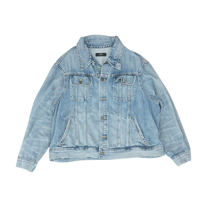 Blue Plus Solid Denim Jacket