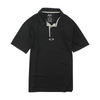 Black Solid Short Sleeve Polo