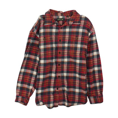 Multi Plaid Flannel Button Down