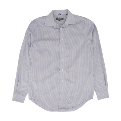 Purple Check Long Sleeve Button Down