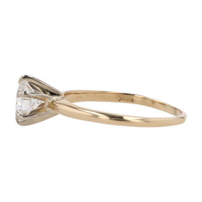 1 ctw 14K Yellow Gold Diamond Engagement Ring