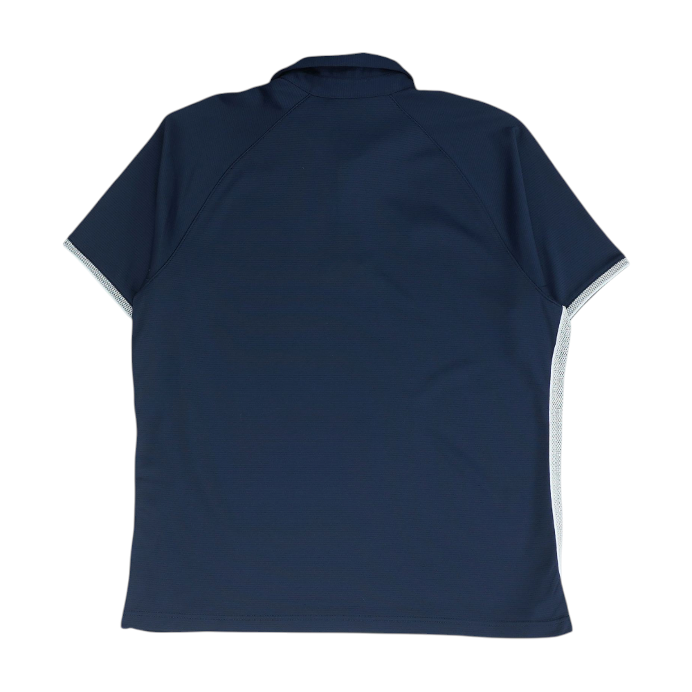 Navy Solid Short Sleeve Polo