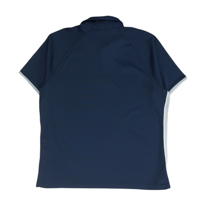 Navy Solid Short Sleeve Polo