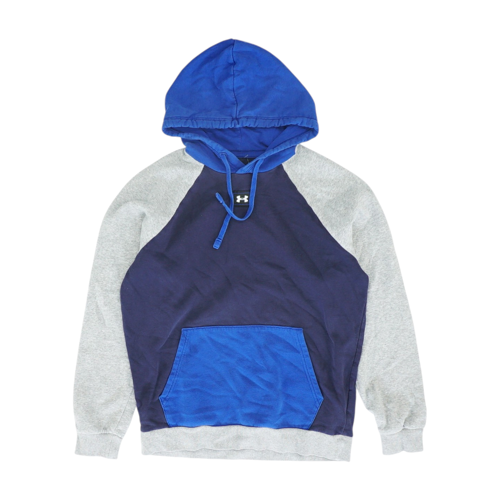 Navy Color Block Hoodie Pullover