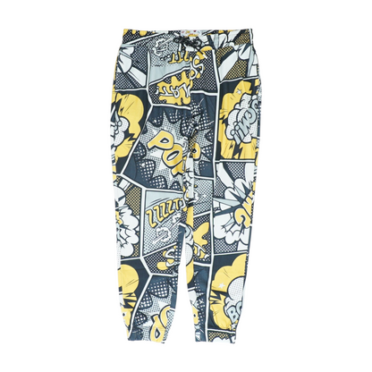 Yellow Graphic Regular Pants
