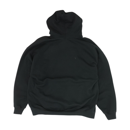 Black Solid Hoodie Pullover