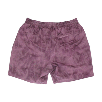 Purple Print Active Shorts