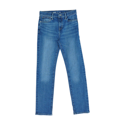 Blue Solid Jeans