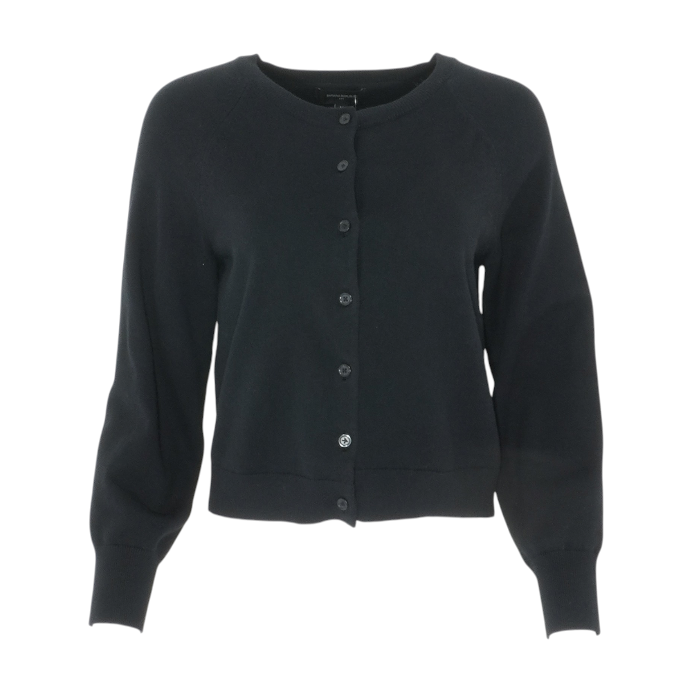 Black Cardigan Sweater