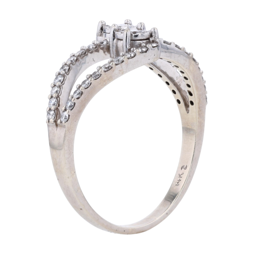 3/4 ctw 14K White Gold Diamond Fashion Ring