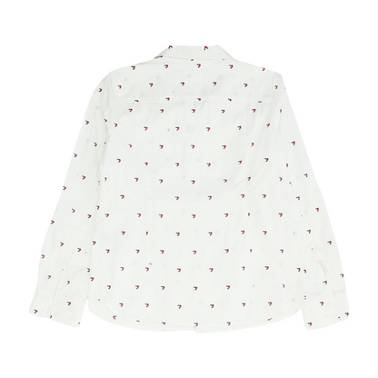 White Hearts Button Down