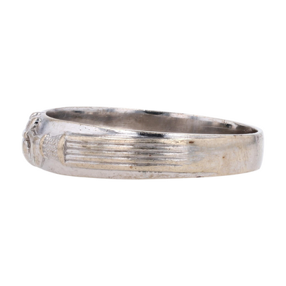 14K White Gold Band