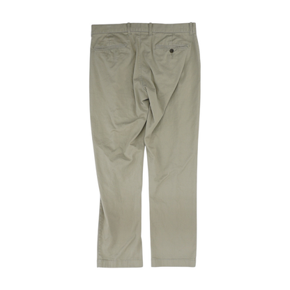 Beige Straight Pants