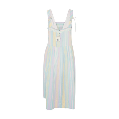 Multi Striped Midi Dress