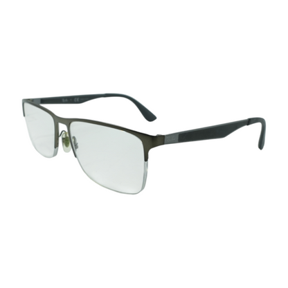 Gray RB 6335 Browline Prescription Eyewear