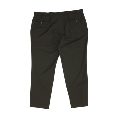 Black Solid Chino Pants