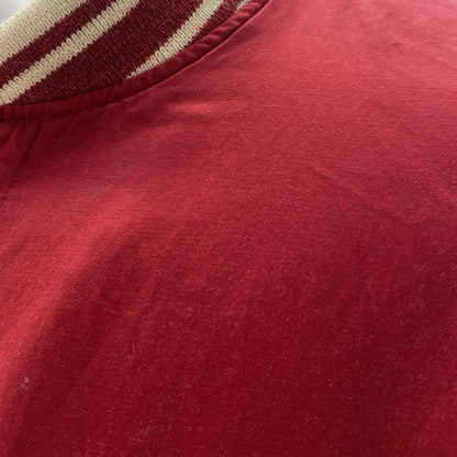 Red Polo Ball Satin Rally Jacket