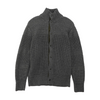 Charcoal Solid Cardigan Sweater