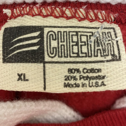 Vintage Red Solid Sweatshirt Pullover