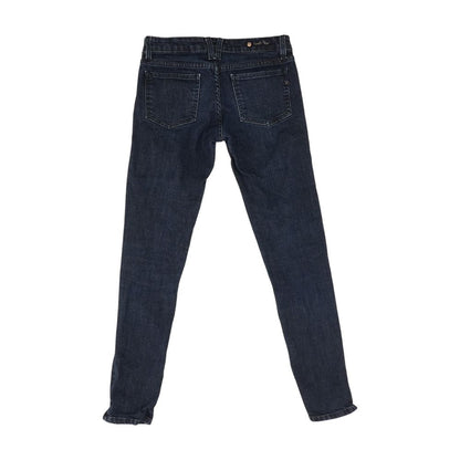 Blue Solid Jeans