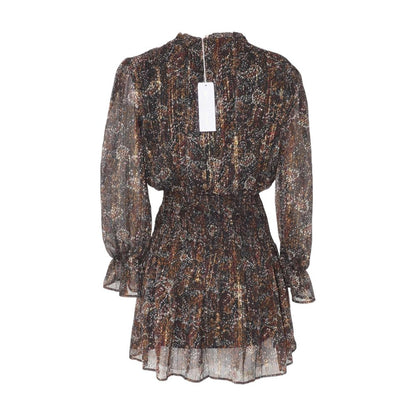 Black Floral Mini Dress