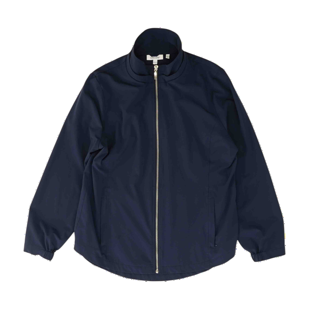 Navy Solid Active Jacket