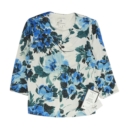 Blue Floral Cardigan