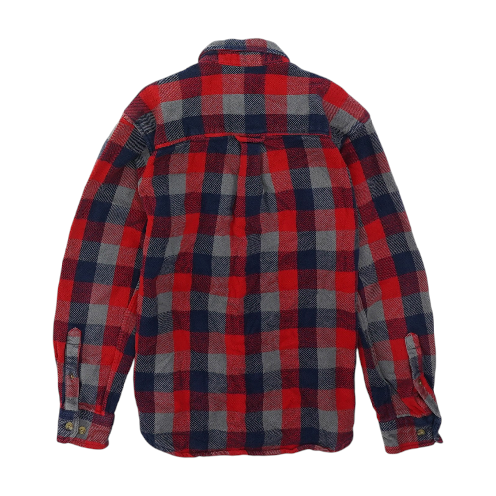 Red Check Flannel Button Down